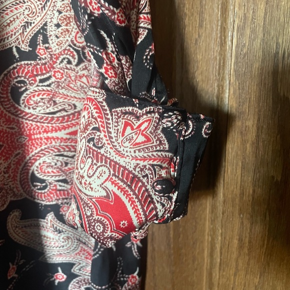 FREE PEOPLE oversized Paisley Tunic Size Small - Picture 5 of 8